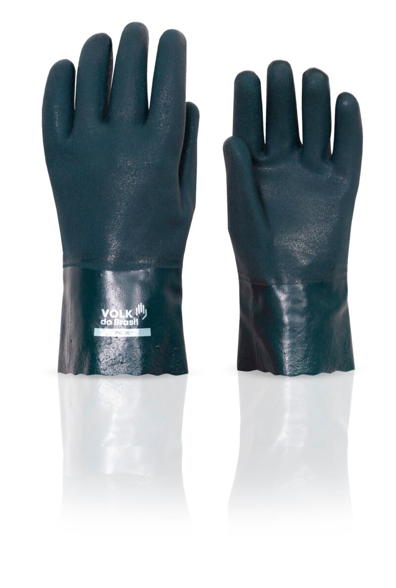 LUVA PVC PALMA ASPERA 26CM VOLK CA-37127